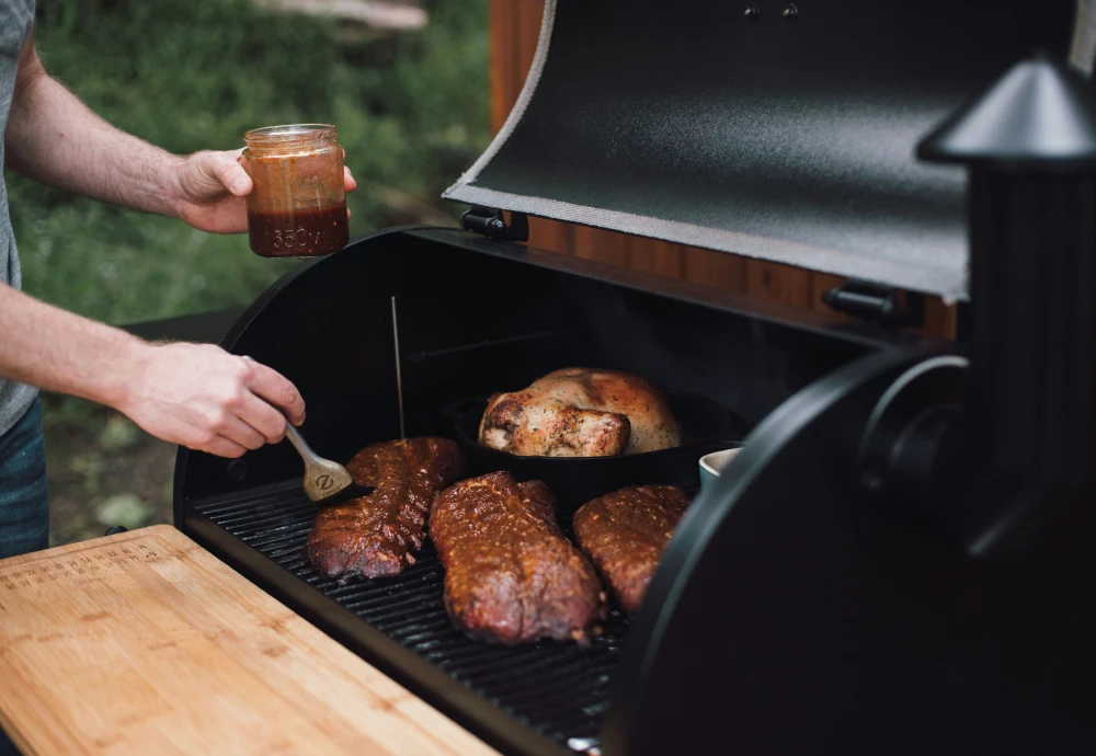 pellet smoker and grill combo